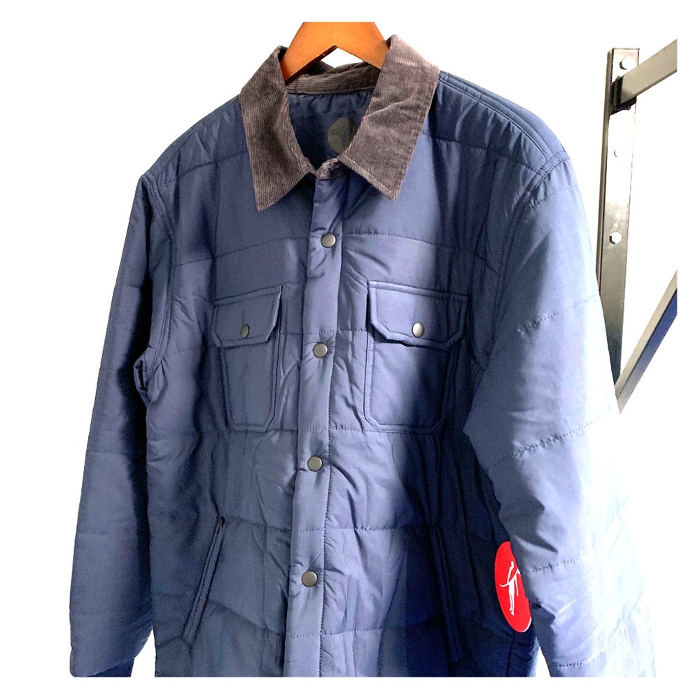 Toes on the nose, navy jacket, new